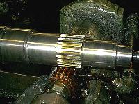 Cutting spline shaft
